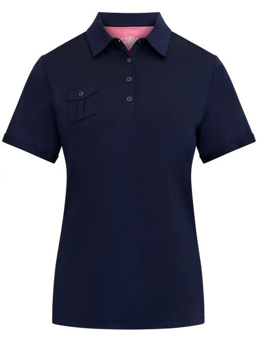 Navy & Pink Ladies Tournament Top