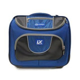 Premium trolley Blue bowls bag, space for everything, UV treated water resistant ripstop material, extendable pull handle